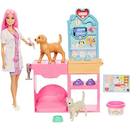 Набір Barbie Ветеринарна клініка для улюбленців (JFX93) - мініатюра 2