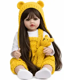 Реалістична Кукла Реборн 55 см повністю вінілова Doll Reborn Baby К0100227
