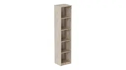 Пенал Анжело Ferrum-decor на 5 полиць 1900x400x380 ДСП Дуб Сан-Марино 16 мм (FRD-104900)