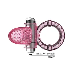 Ерекційне кільце Sweet Vibration Ring рожеве - мініатюра 5