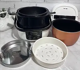 Дорожня автомобільна мультиварка Rotex M20 12-24В рисоварка 2л 6 програм 180 Вт - мініатюра 5