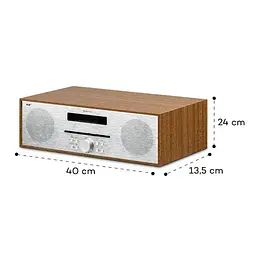 Радіоприймач Auna Silver Star Stand CD-DAB (10038421) - мініатюра 9