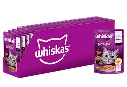 Вологий корм для котів Whiskas TastyMix з лососем та морквою 2.38 кг (28 шт. х 85 г) - мініатюра 3