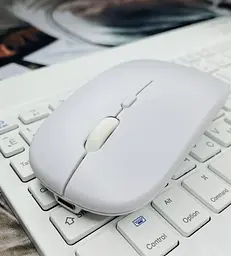 Бездротовий комплект Primo NB01 Bluetooth клавіатура і мишка White - мініатюра 7