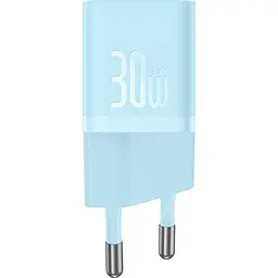 Зарядний пристрій Baseus GaN5 Fast Charger 1C 30W blue (CCGN070603) - мініатюра 3