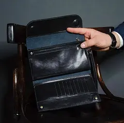 Чоловічий шкіряний клатч GRANDE PELLE 22,5х13х4 см sum0023149 - мініатюра 4