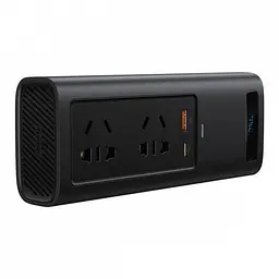 Інвертор автомобільний розетка на 220в Baseus in-car 150w - мініатюра 3