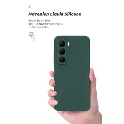 Чохол до мобільного телефона Armorstandart ICON Infinix Hot 60 4G Camera cover Dark Green (ARM88244) - мініатюра 7