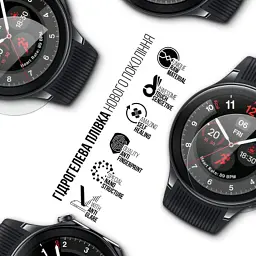 Плівка захисна Armorstandart Matte hydrogel OnePlus Watch 2 6 pcs (ARM92079) - мініатюра 2