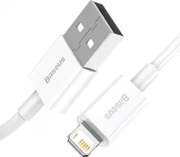 Кабель Baseus Superior Series Fast Charging Data Cable USB to Lightning 2.4A 1.5m CALYS-B02 White - мініатюра 2