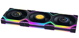 Вентилятор Lian Li Uni Fan SL Wireless LCD 120-3 Reverse Black (G99.12RSLLCD1W3B.00) - мініатюра 2