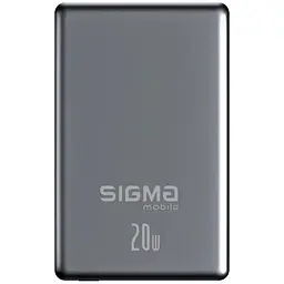 Батарея універсальна Sigma X-power SI05A7QL-MAG 5000mAh, Magnetic wireless 15W, PD, QC, 20Wmax, MagSafe (4827798359419)