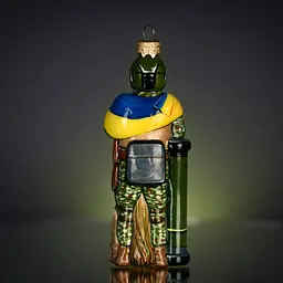 Ялинкова прикраса Різдвяні історії Воїн світла скло (4820001109702) - мініатюра 4