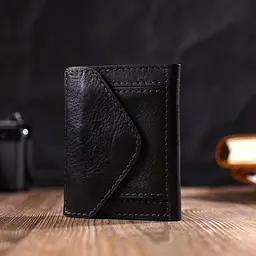 Шкіряний гаманець GRANDE PELLE 8х10х1,5 см acs0025795 - мініатюра 7