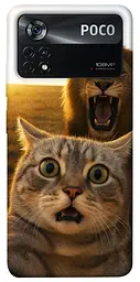 Чохол Demsky Shocked cat and lion для Xiaomi Poco X4 Pro 5G