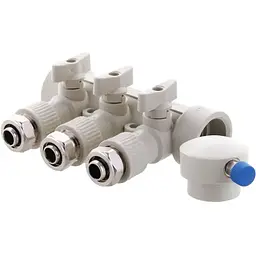 Колектор розподільний Koer 3-way з фітингом (40x20) PPR K0191.Pro KP2556