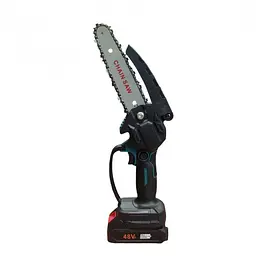 Безщіткова акумуляторна ланцюгова мініпила 6" Electric Saw у кейсі, 2 акумулятори + окуляри - мініатюра 3