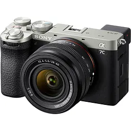 Бездзеркальний фотоапарат Sony Alpha A7C II Kit FE f/4-5.6 28-60mm Silver (ILCE7CM2LS) [132926] - мініатюра 2