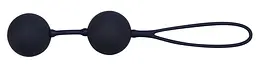 Вагінальні кульки Black Velvets Love Balls чорні - мініатюра 2