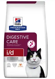 Сухий корм Hill's Feline I/D для котів, при захворюваннях шлунково-кишкового тракту, AB+, 8 кг