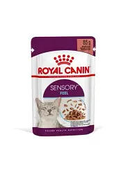 Вологий корм для дорослих котів ROYAL CANIN Роял канін SENSORY FEEL GRAVY 85г