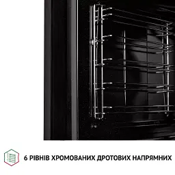 Духова шафа електрична Perfelli Diamond 6D8L Inox - мініатюра 9
