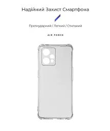 Чохол ArmorStandart Air Force для Realme 9 4G/9 Pro Plus Camera cover Clear - мініатюра 2