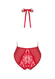 Боді Obsessive Dagmarie M/L червоний - мініатюра 5