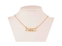 Кулон XUPING на ланцюжку M&L 18К Три кільця 37-42см*1мм 303466 - мініатюра 2