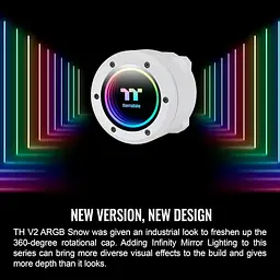 СВО Thermaltake TH240 V2 ARGB Sync Snow Edition (CL-W364-PL12SW-A) - мініатюра 11