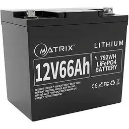 Аккумуляторная батарея для ИБП Matrix 12.8 V / 66 А*ч (MLR 1266)