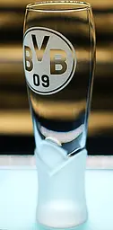 Пивний келих крафтовий 440 мл ФК Боруссия Borussia з гравіюванням подарунок для фаната футбольна кружка глянец - мініатюра 3