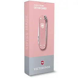 Ніж Victorinox Classic SD Alox Colors Cotton Candy 58мм 5функ ріфл.рож - мініатюра 4