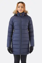 Пуховик жіночий Rab Deep Cover Parka QDB-33 14 Темно-синій