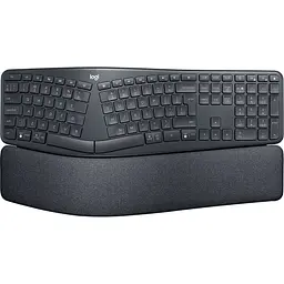 Клавіатура Logitech ERGO K860 for Business Bluetooth/Wireless UA Black [920-010352] [81153] - мініатюра 1