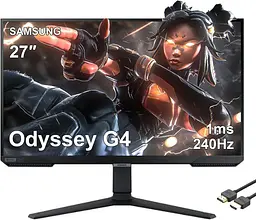 Монітор Samsung 27" Odyssey G4 S27BG400EI 2*HDMI DP IPS 240Hz 1ms teh0014212 - мініатюра 2