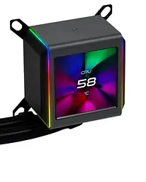 СВО Lian Li Galahad II LCD TL 280 Black (G89.GA2ALCD28TLB.00) - мініатюра 2