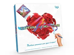 Набір для розпису за номерами 40x40 см KpN-02-01U,02U,03U,...10U "PAINTING BY NUMBERS" в коробці DANKO - мініатюра 5