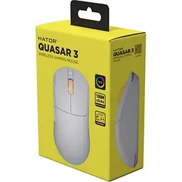 Комп'ютерна мишка Hator Quasar 3 Wireless White (HTM731) - мініатюра 6
