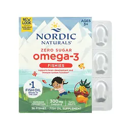 Омега-3 риб'ячий жир Nordic Naturals для серця, мозку та зору 36 рибок