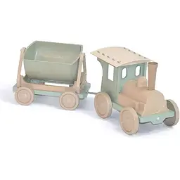 Потяг-конструктор з причепом від DOLONI, 675x190x250 мм (DOLONI Train)