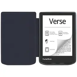 Чохол-книжка BeCover Smart Case для PocketBook 629 Verse / 634 Verse Pro 6" Dark Green (710453) - мініатюра 6