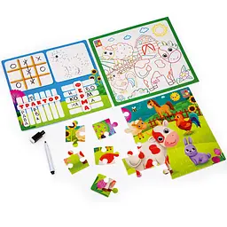 Розвиваючий набір 4 в 1 Vladi Toys Ферма, укр. мова - мініатюра 2