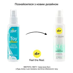 Pjur Toy Clean антибактеріальний спрей для очищення секс-іграшок, 100 мл - мініатюра 3