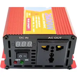 Інвертор перетворювач напруги з 12V на 220V чиста синусоїда XPRO 2600W червоний (MER-15375) - мініатюра 2