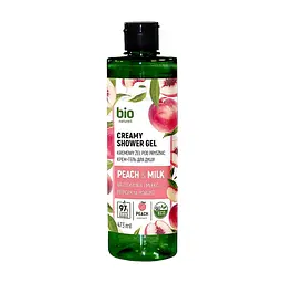 Гель для душу Bio Naturell Peach & Milk 473 мл (4820168434259)