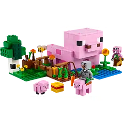 Конструктор LEGO Minecraft Будинок для поросят 238 деталей (21268) - мініатюра 3