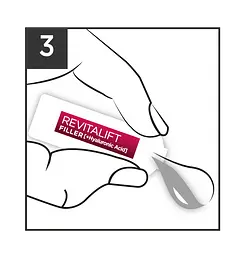 Гіалуро-концентрат для відновлення об'єму шкіри L'Oreal Paris Revitalift Filler в ампулах, 7 шт. по 1.3 мл (A9788100) - мініатюра 7
