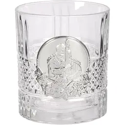 Подарунковий набір склянок Boss Crystal "Козаки" зі срібними накладками - мініатюра 6
