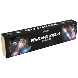Настільна гра Strateg Pegs and Jokers (30348)